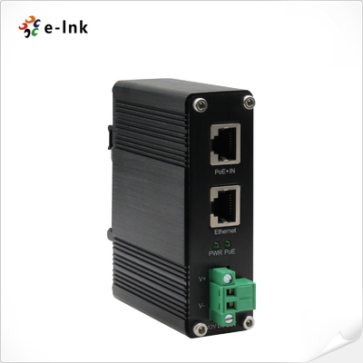 Βιομηχανική τάση 10/100/1000Mbps 802.3at PoE+ Splitter Output Voltage 12VDC