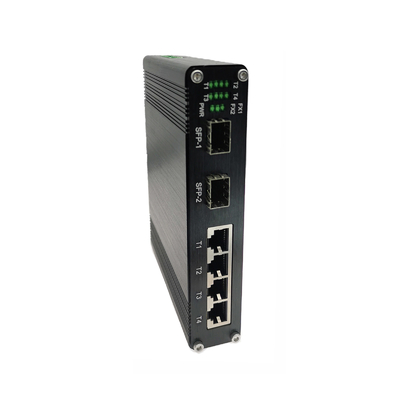 Βιομηχανικός διακόπτης Ethernet 4 θύρας 10/100/1000BASE-T + 2 θύρες 1000BASE-X