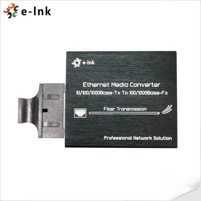 Μικρο μετατροπέας μέσων Ethernet 10/100/1000Base-Tx σε 100/1000Base-Fx