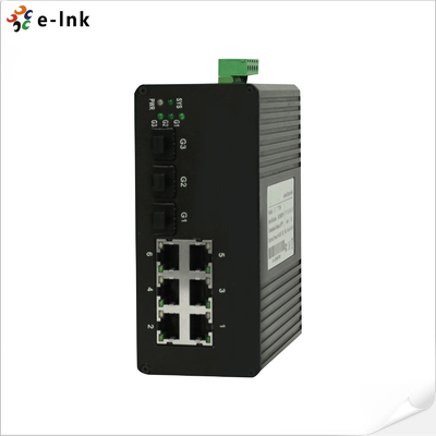 6 Port Managed Industrial Ethernet Switch με 3 θύρες 1000Base-X SFP και 6 θύρες 10/100Base-T (((X)
