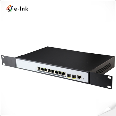 L2+ 8-Θύρωρος 10/100/1000T + 2-Θύρωρος 100/1000X SFP Διαχειριζόμενος Ethernet Switch