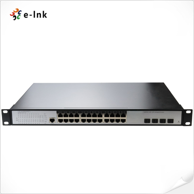24 Πύλη 10/100/1000BASE-T 802.3at PoE + 4 Πύλη 10G SFP+ L3 Διαχειριζόμενος διακόπτης
