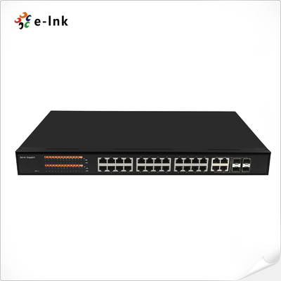 Διαχειριζόμενος Ethernet Switch 24 θυρών 10/100/1000T + 4 θυρών 100/1000 SFP Combo