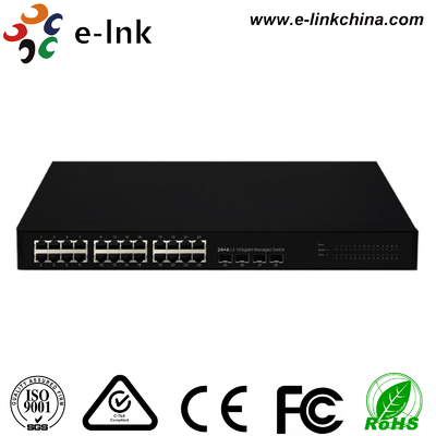 Λ3 Διαχειριζόμενος 24G + 4 10G SFP+ Ethernet Switch