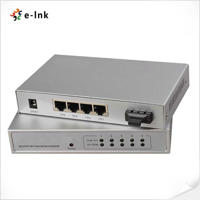 Διαχειριζόμενος Fiber Switch 10/100/1000M 1FX + 4TX