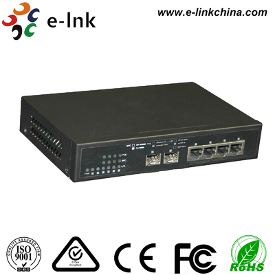 Διαχειριζόμενος Fiber Switch 10/100/1000M 2FX + 4TX