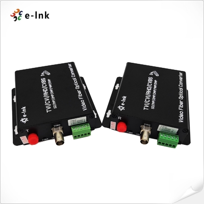 1Ch 5MP HD-AHD/HD-CVI/HD-TVI/CVBS 4-in-1 Video Fiber Converter