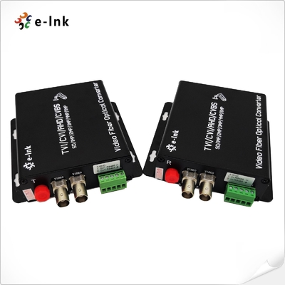 2Ch 5MP HD-AHD/HD-CVI/HD-TVI/CVBS 4-in-1 Video Fiber Converter
