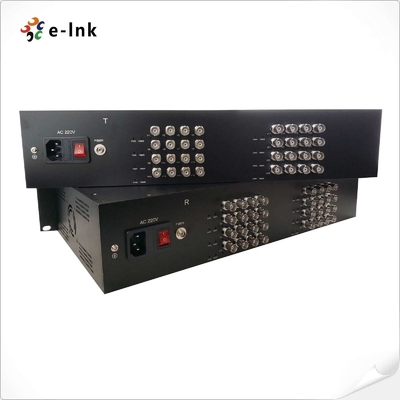 32Ch HD-AHD/HD-CVI/HD-TVI/CVBS 4-in-1 Video Fiber Converter