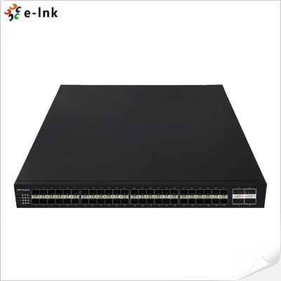 L3 Managed 48-Port 10G SFP + 4-Port 40G QSFP+ Fiber Switch