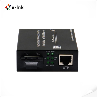 Gigabit Ethernet Media Converter 1000Base-SX/LX 120km SFP Slot