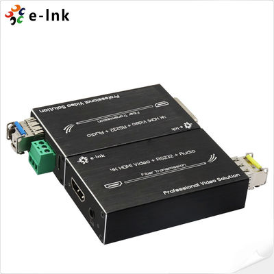 Μίνι 4K HDMI Fiber Extender με RS232 και εξωτερικό ήχο