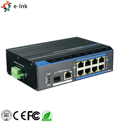 Βιομηχανικός 250M) γρήγορος Ethernet διακόπτης σημείου εισόδου 8 λιμένων (