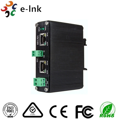 Βιομηχανικό 10/100Base-TX Ethernet άνω των UTP με το διαλυτικό χρώματος PoE+ & PoW
