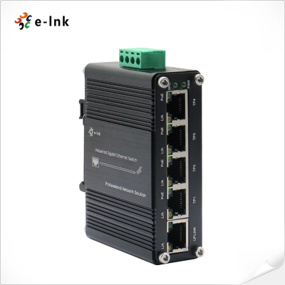 Μίνι Βιομηχανικός 4-Port 10/100/1000BASE-T 802.3at PoE + 1-Port 10/100/1000T Ethernet Switch