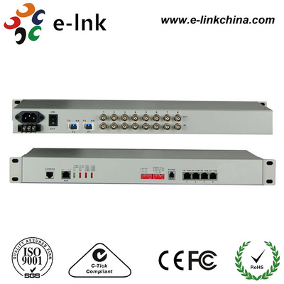 8E1 + 4GE 1+1 πολυπλέξερ PDH ινών