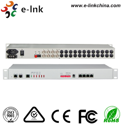 4E1+4GE+Τηλέφωνο+SNMP Οπτικό Πολυπλέκτη Ίνας