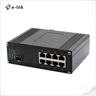 Βιομηχανικός 8-Port 10/100/1000T 802.3at PoE + 1-Port 100/1000Base-X Ethernet Switch