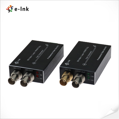 Μίνι-τύπος HD-SDI σε μετατροπέα ινών με Tally & Reverse RS485