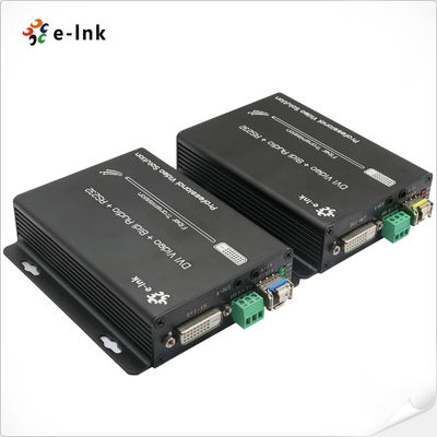 DVI + 1Ch Δυοδιάστατο στερεοφωνικό ήχο + 1Ch RS232 μέσω Fiber Optic Extender Ειδική υποστήριξη 1600 * 1200 @ 60HZ