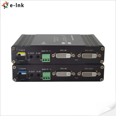 1Ch 1080P Bidi DVI + 1Ch Bidi RS232 + 1Ch Bidi Stereo Audio 
+ GPIO μέσω Fiber Extender