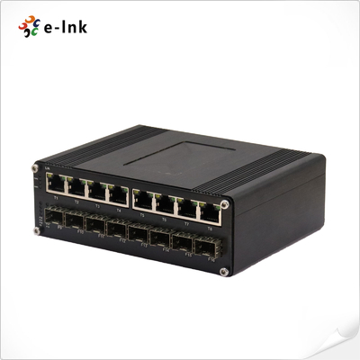 Βιομηχανικός L2+ 8-Port 10/100/1000T + 8-Port 1000X SFP Διαχειριζόμενος διακόπτης Ethernet
