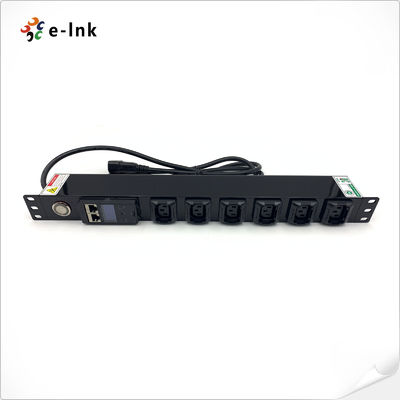 19 ιντσών 1U 6 Port Intelligent Metered PDU Υποστήριξη Απομακρυσμένης επικοινωνίας και ελέγχου