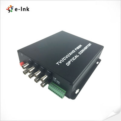 8Ch HD-AHD/HD-CVI/HD-TVI/CVBS 4-in-1 Μετατροπέας οπτικών ινών με βιομηχανικό ευρύ φάσμα θερμοκρασίας λειτουργίας