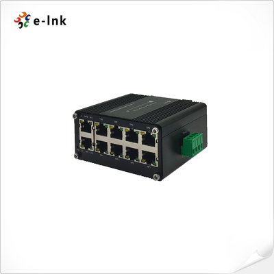 Μίνι Βιομηχανικό 10-Port 10/100/1000M Gigabit Ethernet Switch Συμπληρωματικό DIN Rail