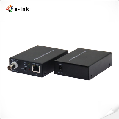 Επεκτατήρας Ethernet over Coax με μετάδοση Ethernet 10/100Base-TX Full Duplex έως 300m μέσω ομοαξονικού καλωδίου.