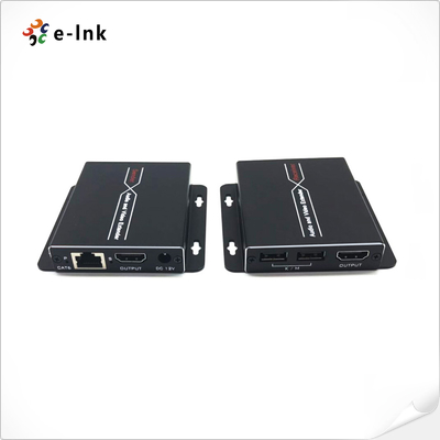 60M 1080P HDMI KVM Extender με Loop-out Υποστηρίζει POC μονομερή τροφοδοσία χρειάζεται 1pc τροφοδοσία 12V στο TX