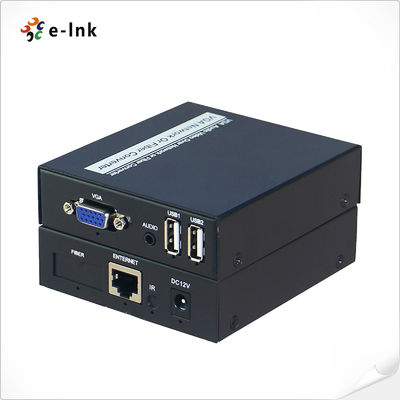 USB VGA KVM μέσω CAT5/6 UTP Extender Υποστήριξη για εξωτερική μονομερή αναλογική μετάδοση στερεοφωνικού σήματος