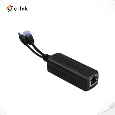 10/100M 24V 1A PoE Splitter Συμμόρφωση με IEEE802.3af/at με σχεδίαση πλήρους γέφυρας, είσοδος χωρίς πολικότητα