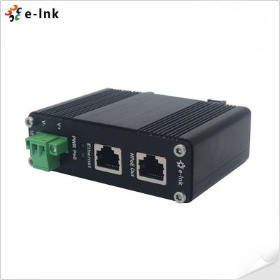 12~48V DC Είσοδος Ρεύματος Βιομηχανικός Gigabit 60W PoE Injector Υποστηρίζει 10/100/1000Base-TX