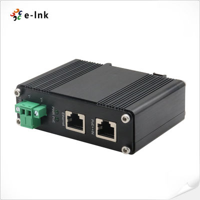 Βιομηχανικός διαχωριστής PoE++ 19VDC 802.3bt Gigabit 100m IP40 DIN Rail